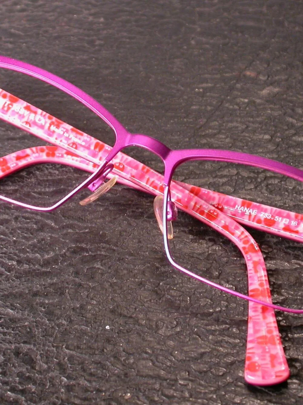 Jean Lafont Issy Hanae Bright Pink Stylish Eyeglasses Frames Made in France